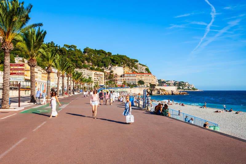 Promenade des anglais à Nice