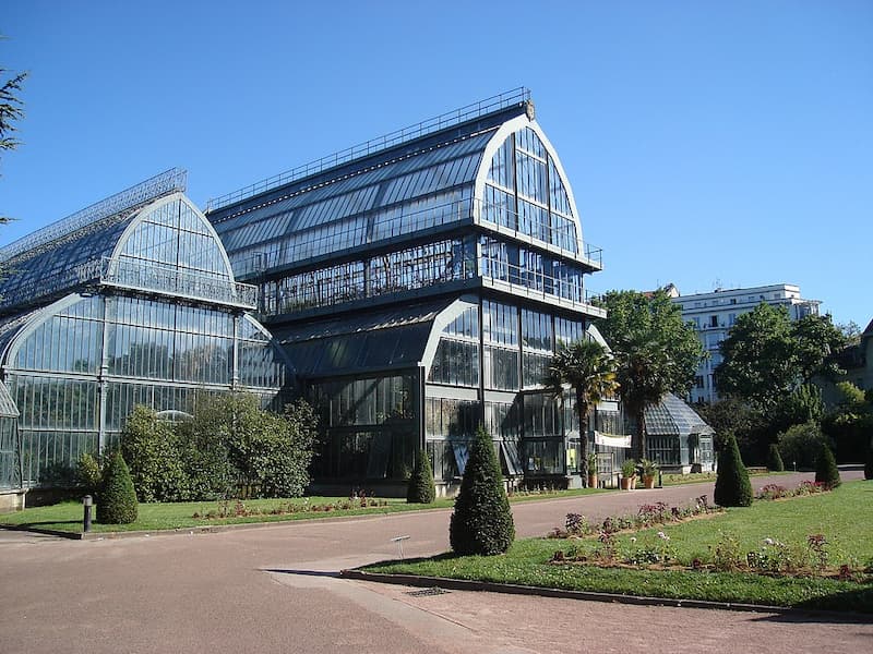 Lyon, les serres du Parc de la Tête d'Or